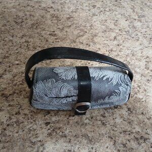 Tiny gray purse